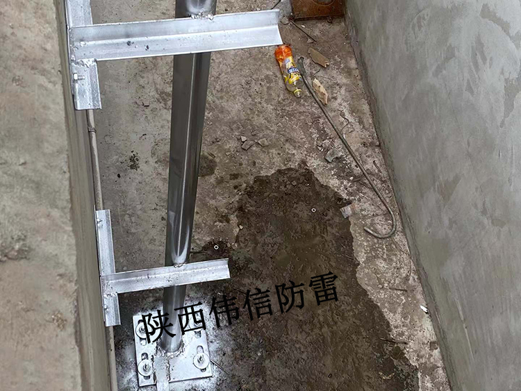 陕西嘉禾药业防雷接地项目现场1
