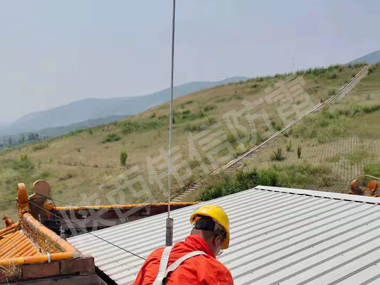 山西太原引黄通信二期扩机防雷工程现场3